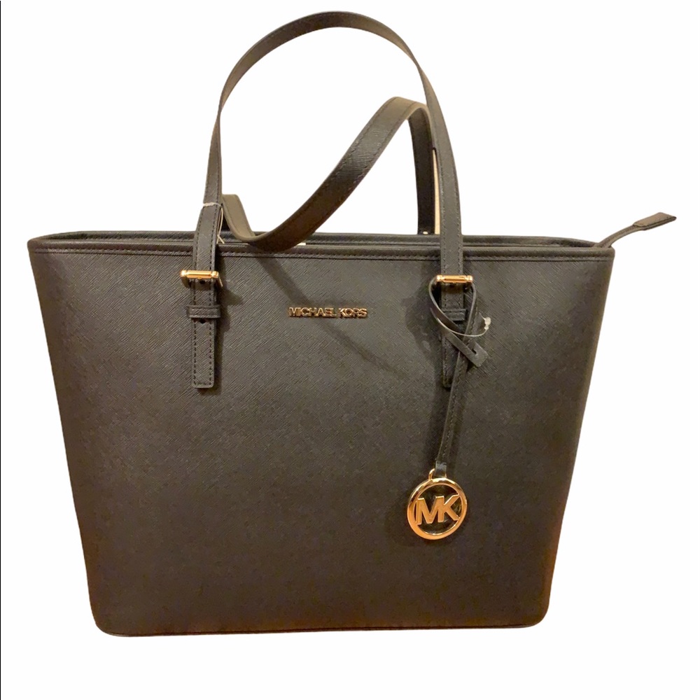 Michael Kors Carryall Jet Set Travel Medium Tote - Picture 6 of 6